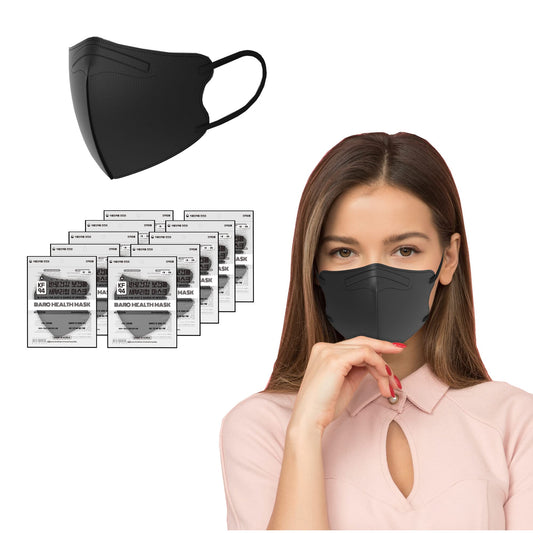 [10 Pack]- ADULT SIZE: MEDIUM - Individually Packaged Cup Shaped Face Mask-PROTECTION FROM FINE DUST AND PARTICLE