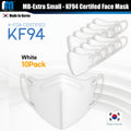 [10 Pack]- KIDS MASKS - SIZE: X-SMALL - Individually Packaged Cup Shaped Face Mask-PROTECTION FROM FINE DUST AND PARTICLE