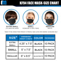 [10 Pack]- ADULT SIZE: MEDIUM - Individually Packaged Cup Shaped Face Mask-PROTECTION FROM FINE DUST AND PARTICLE